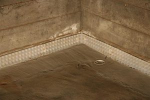 Interior weeping tile system in Toronto basement