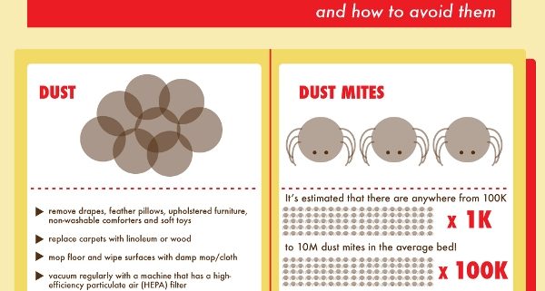Mold mites and dust Mites and other allergens in the home