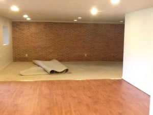 Installing laminate flooring basement Toronto
