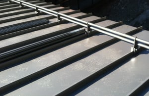 Snow rail on roof of Toronto home