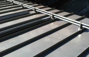 Snow rail on roof of Toronto home