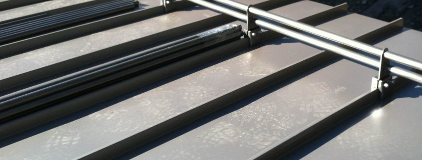 Snow rail on roof of Toronto home