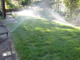 Water leak from unground sprinkler system