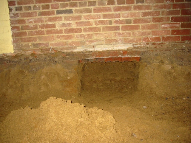 Starting Basement Dig Out Process - Underpinning